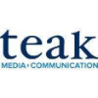 teak media + communication logo image