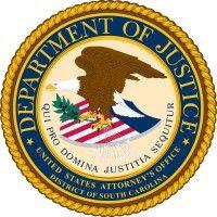 u.s. attorney’s office for the district of south carolina logo image