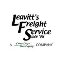 leavitt's freight service, inc. logo image