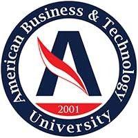 american business & technology university logo image