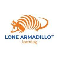 lone armadillo learning logo image