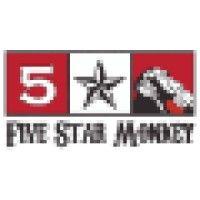 five star monkey logo image