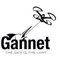 gannet drone fishing logo image