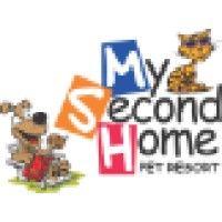 my second home pet resort logo image