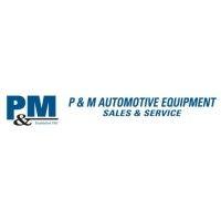 p&m automotive equipment logo image