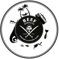 reef surfing & diving center logo image