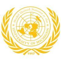 model united nations at the university of michigan logo image