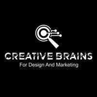 creative brains for design and marketing logo image