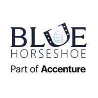 blue horseshoe, part of accenture logo image