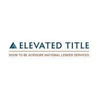 acrisure national lender services f/k/a elevated title logo image