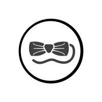 fuzzy tuxedo media (boutique pinterest marketing agency) logo image