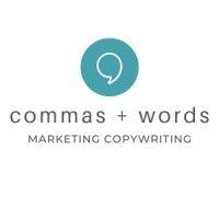 commas + words logo image