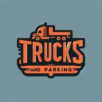 trucks and parking logo image