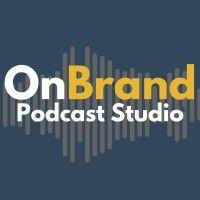 onbrand podcast studio logo image