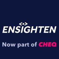 ensighten, a cheq company logo image