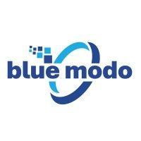 blue modo media logo image