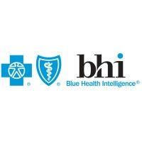 blue health intelligence logo image