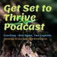 get set to thrive podcast logo image