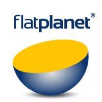 flat planet logo image