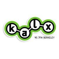 kalx radio 90.7 fm berkeley logo image