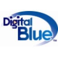 digital blue logo image