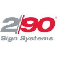 2/90 sign systems logo image