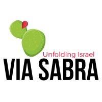 via sabra - unfolding israel logo image