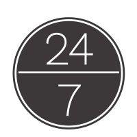 24/7 artists logo image