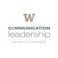 communication leadership at the university of washington logo image