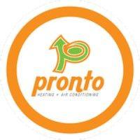 pronto heating and air conditioning logo image