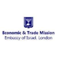 economic & trade mission, embassy of israel, london logo image