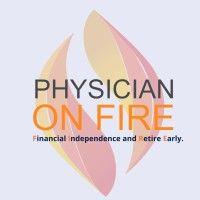 physician on fire logo image