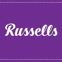 russells curtains & blinds logo image