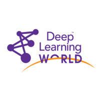 deep learning world logo image