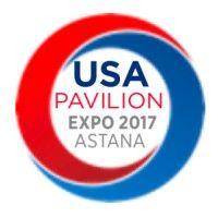 usa pavilion, astana world expo 2017 logo image