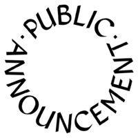 public announcement logo image