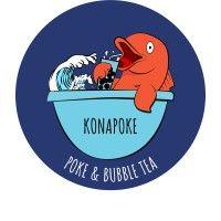 ❤️ konapoke- fresh bowls & bubble tea 🏝️ logo image