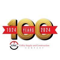 utility supply and construction company logo image