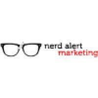 nerd alert marketing logo image