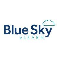 blue sky elearn logo image