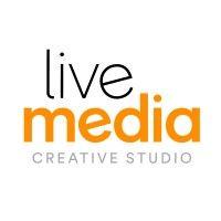 live media - creative studio logo image