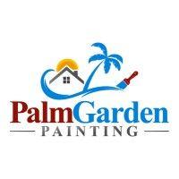 palm garden painting logo image