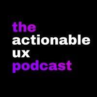 the actionable ux podcast logo image