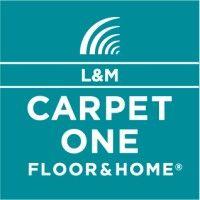 l&m carpet one floor and home logo image