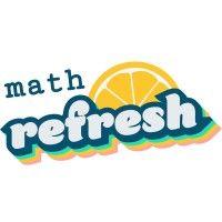 math refresh tutoring company logo image