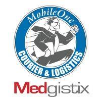 mobile one courier & logistics / medgisitx logo image