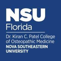 nsu dr. kiran c. patel college of osteopathic medicine logo image