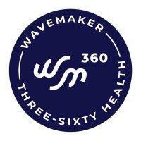 wavemaker three-sixty health logo image