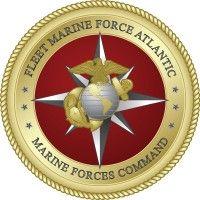 fleet marine force atlantic, marine forces command, marine forces northern command logo image