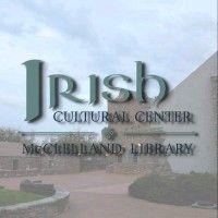 irish cultural center and mcclelland library logo image